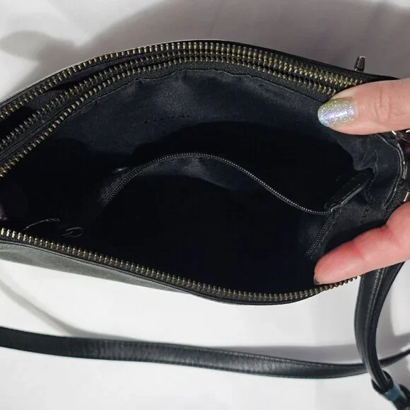 Rare Coach Crosby Iridescent Leather Crossbody Bag - Picture 5 of 8